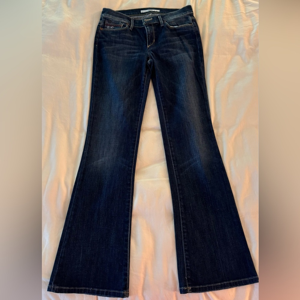 Joe’s Jeans size 26 bootcut flare slightly distressed look like new condition